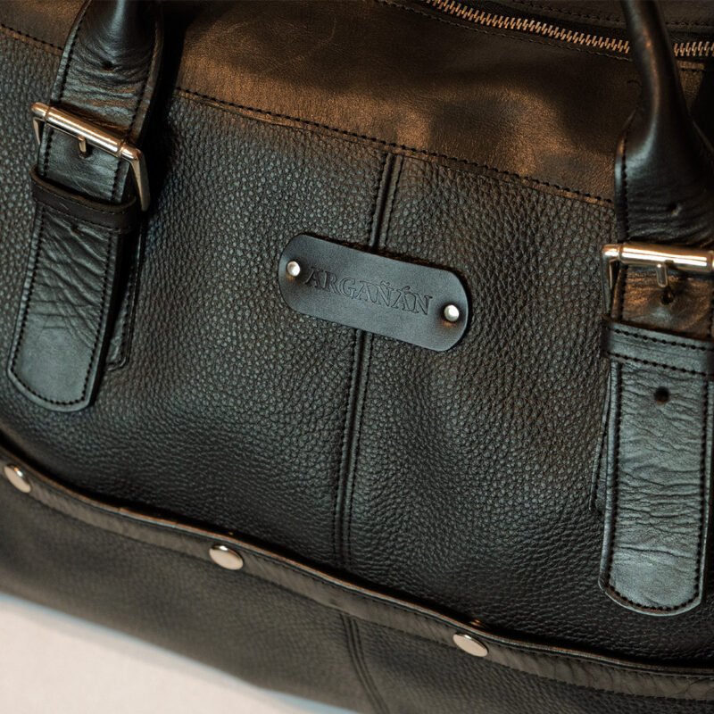 Bolso Capri (Negro) - Negro Cuero Graneado