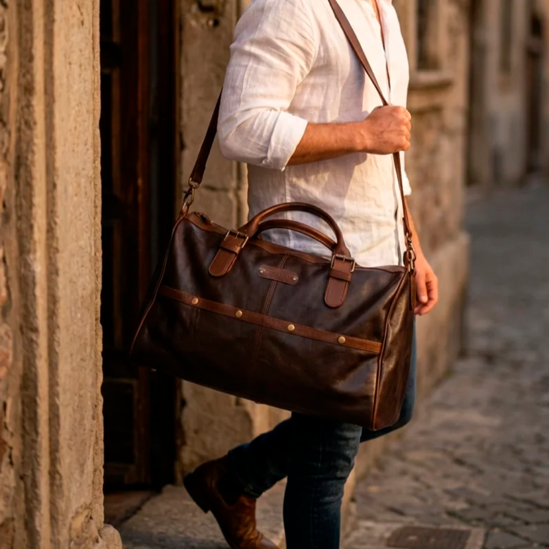 Bolso Capri - Nogal y Caoba