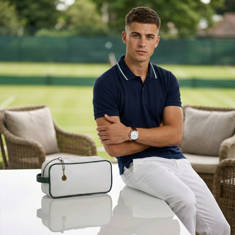 Neceser Lucky Loser (Blanco Alpino y Verde Inglés)