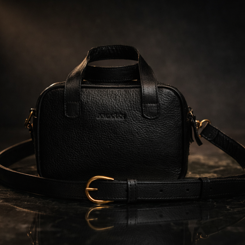 Cartera Asturias - Negro