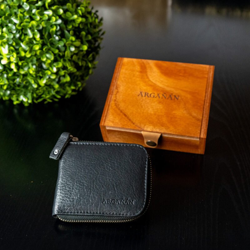 Billetera Bariloche con cierre - Negro