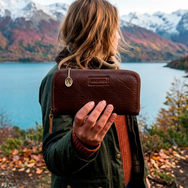 Billetera Match Point - Caoba