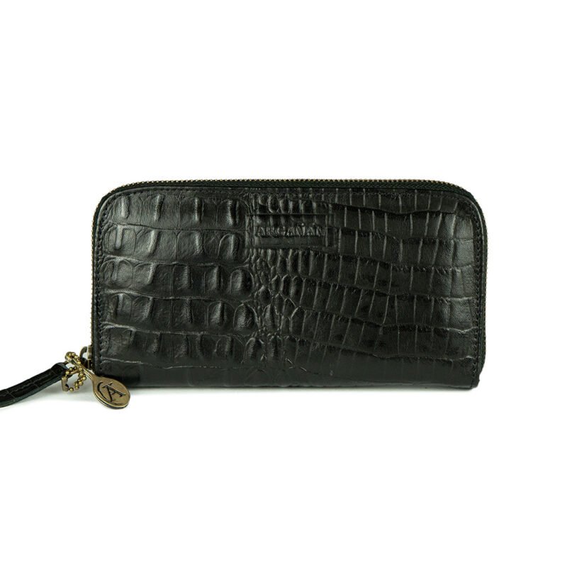Billetera Match Point - Negro Croco