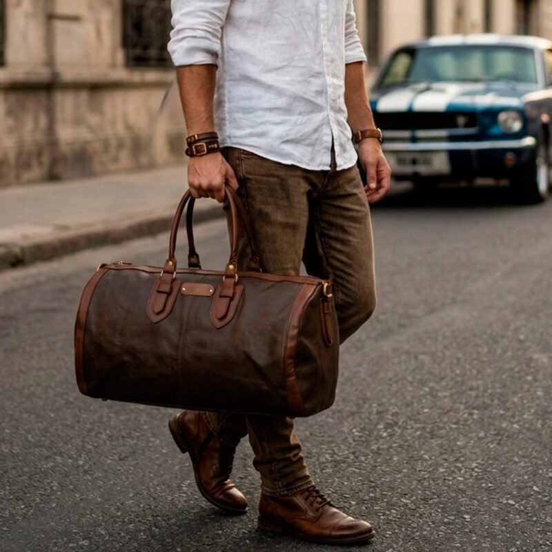 Bolso Milano - Chocolate y Habano