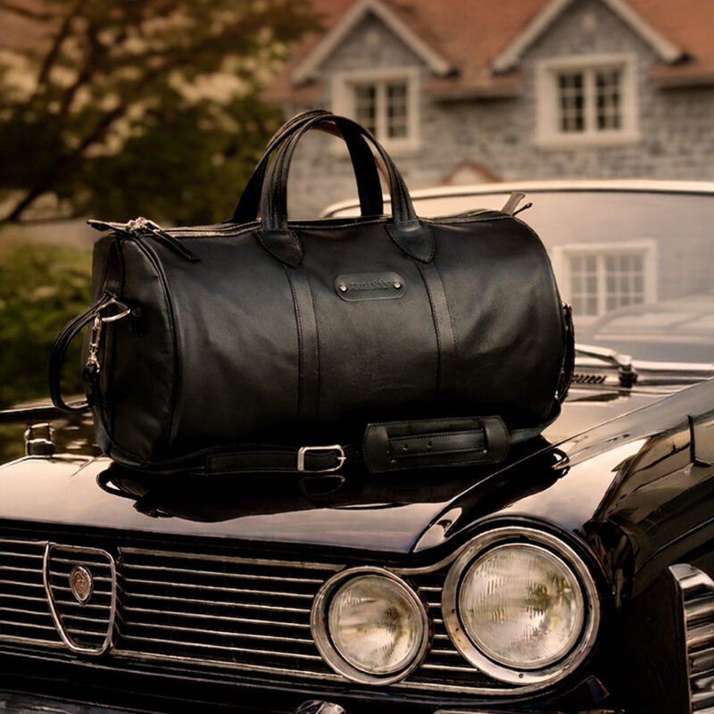 Bolso Volterra (Negro / Negro y Camel)