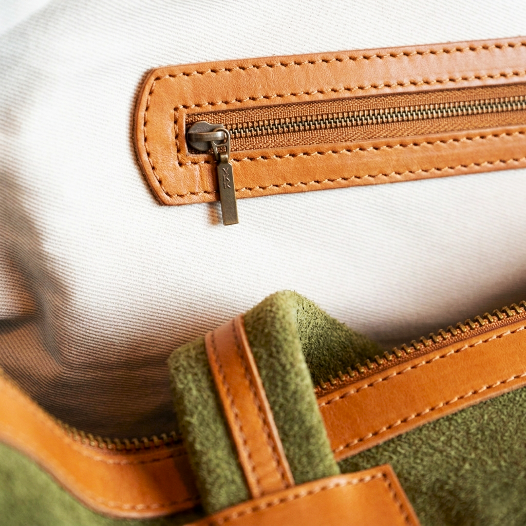 Bolso Toscana (Verde Oliva y Suela) - Image 3