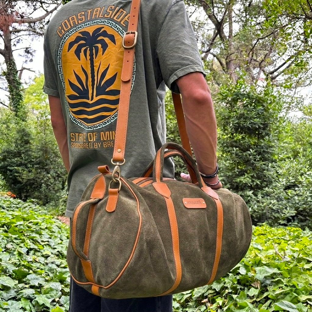 Bolso Toscana (Verde Oliva y Suela) - Image 7