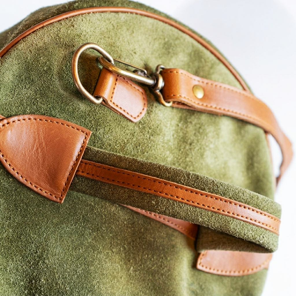 Bolso Toscana (Verde Oliva y Suela) - Image 6